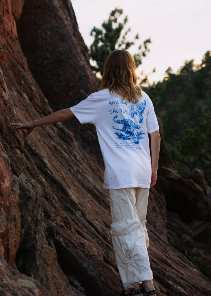 Ankylosaurus Tshirt by Judy & Gary - ArtFair Apparel