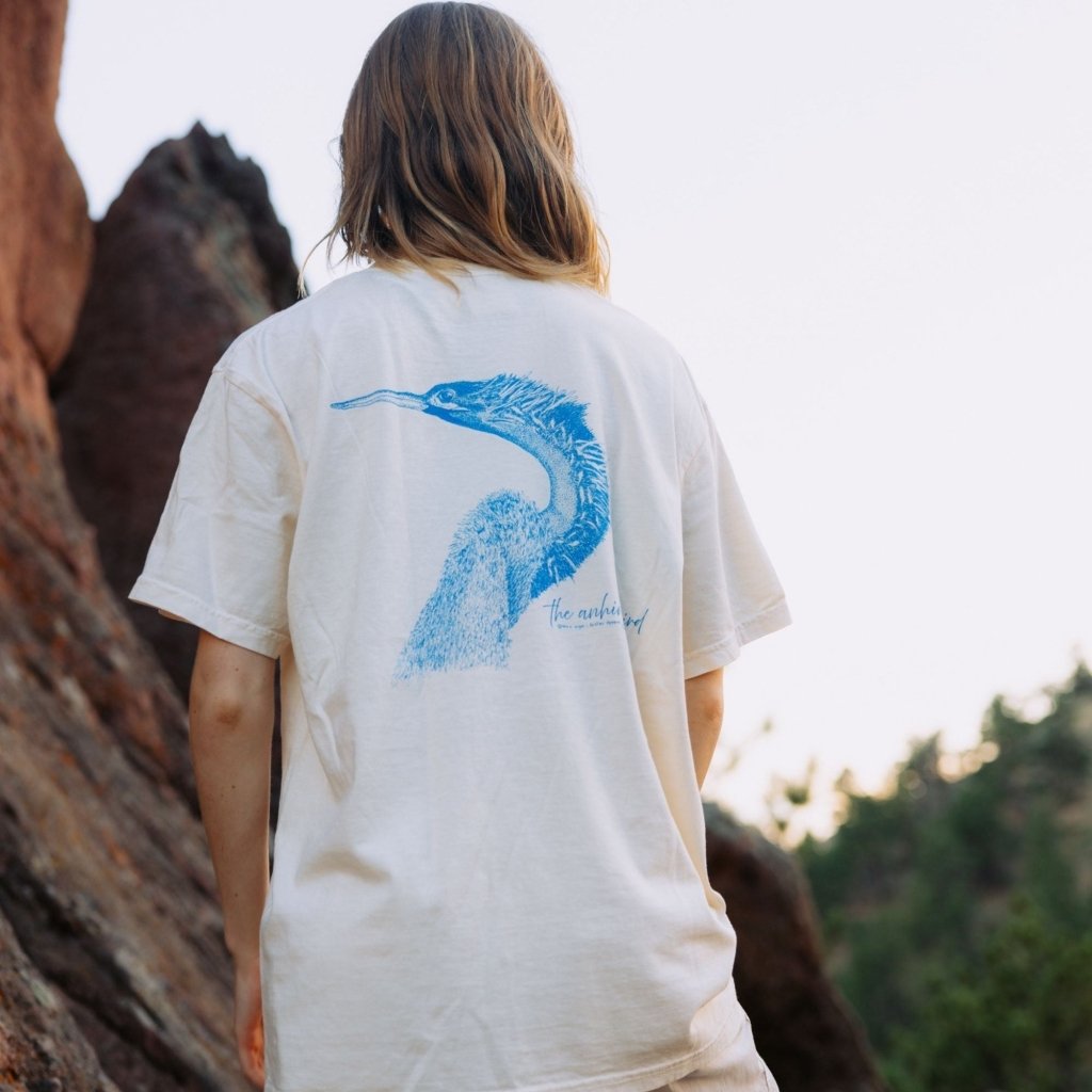 The Anhinga Bird Tshirt by Reno - ArtFair Apparel