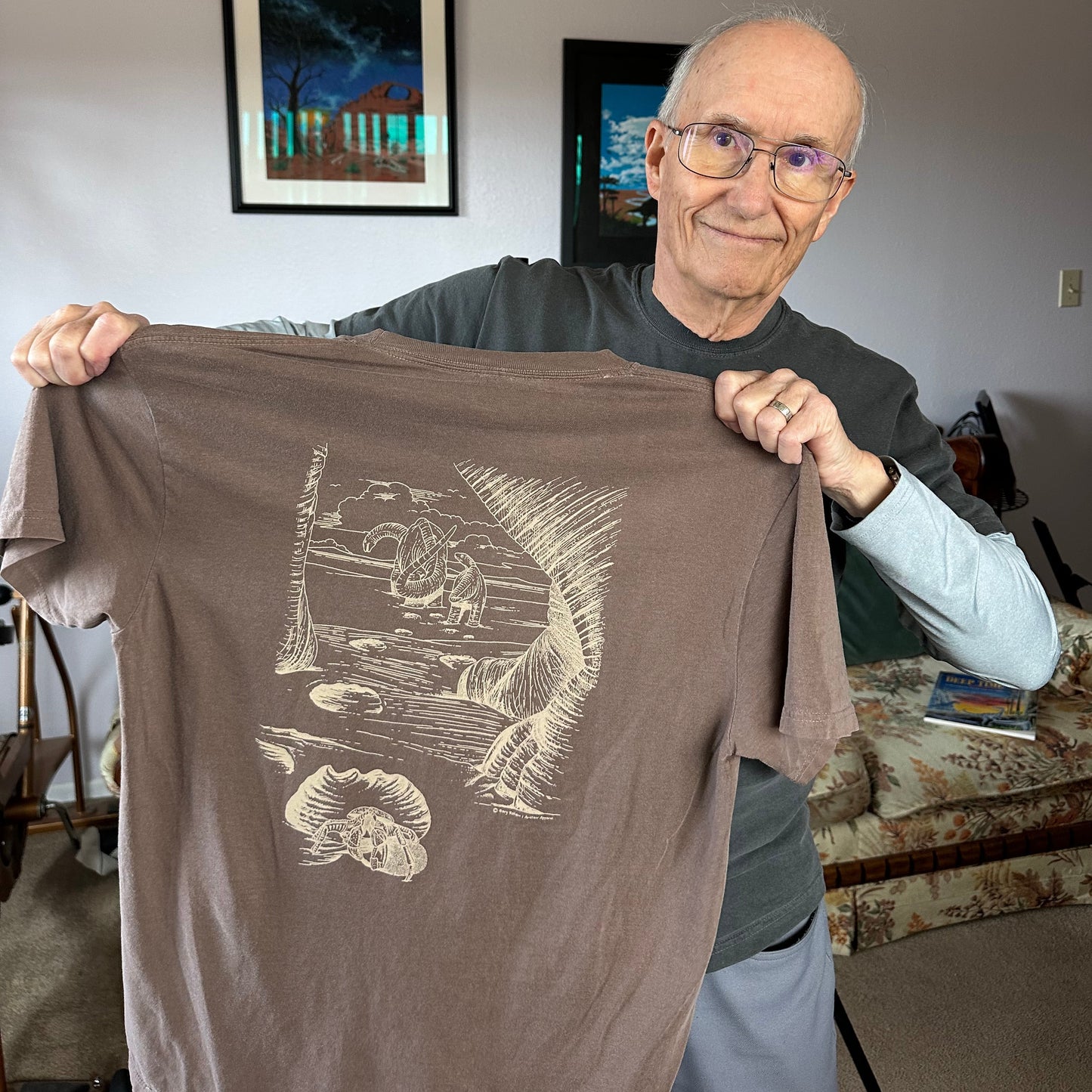 Sauropod Walk Tshirt by Gary