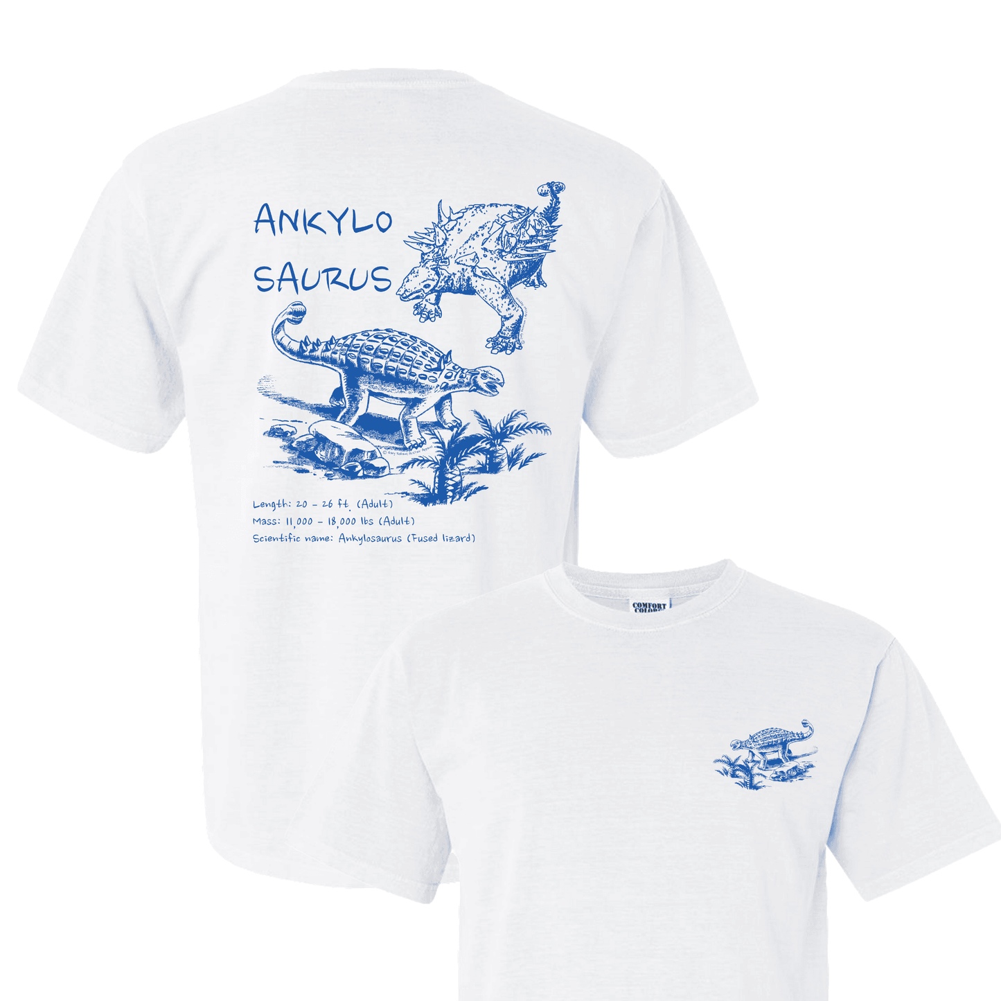 Ankylosaurus Tshirt by Judy & Gary