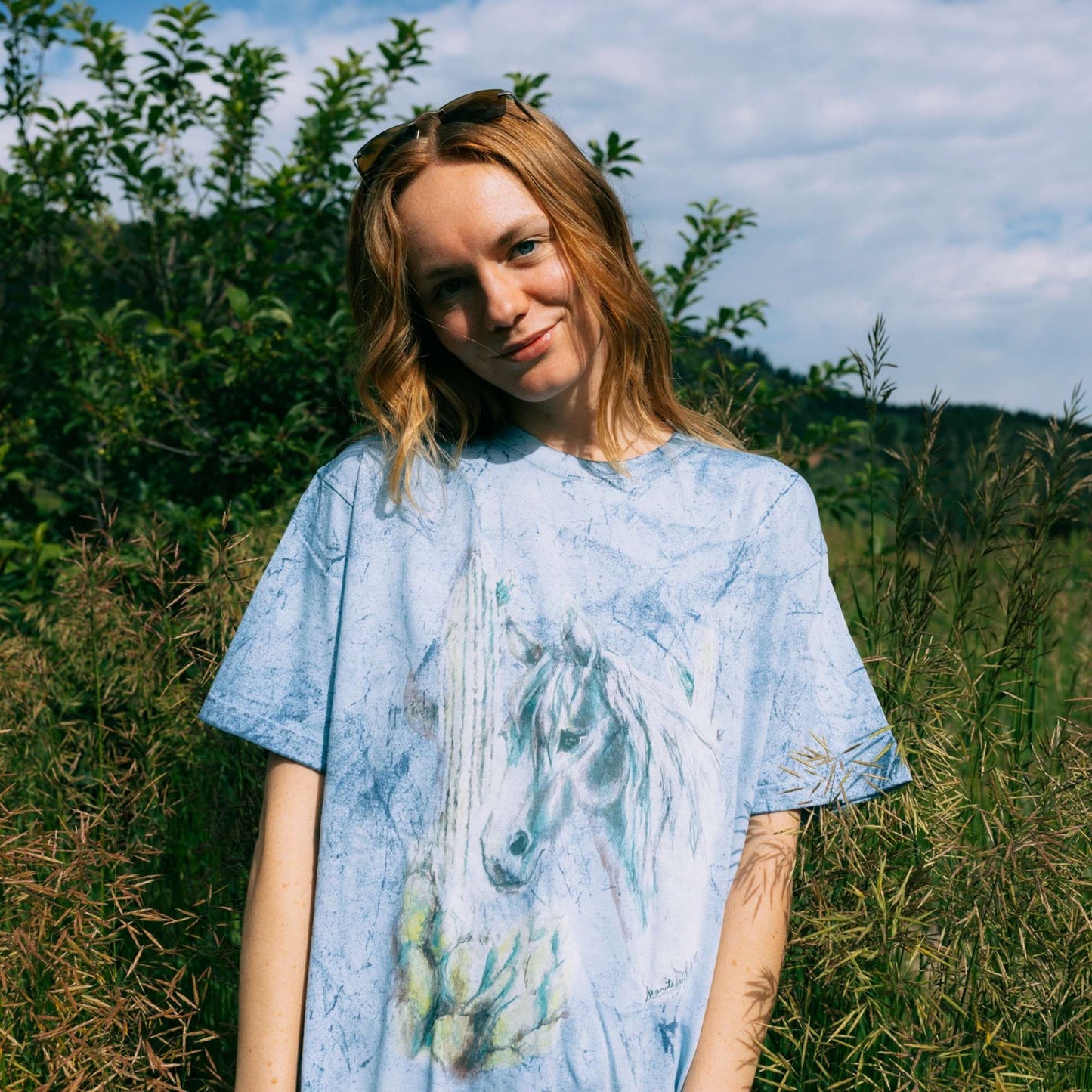 Desert Horse Tshirt by Marita