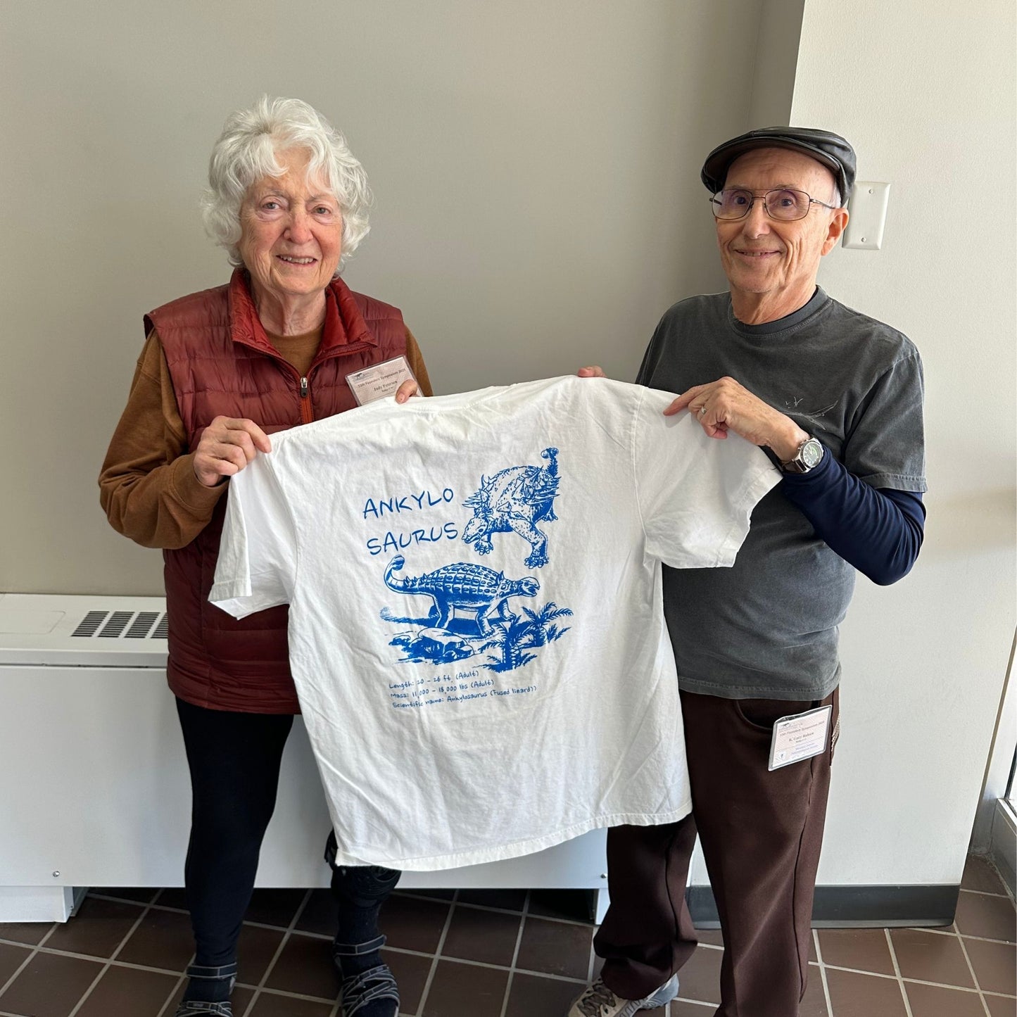 Ankylosaurus Tshirt by Judy & Gary