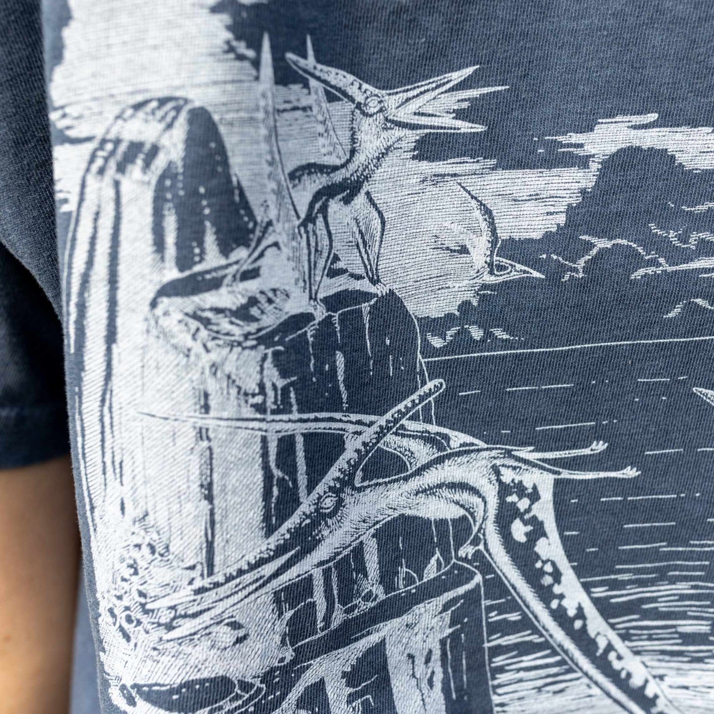 Busy Seaway Skies Tshirt by Gary