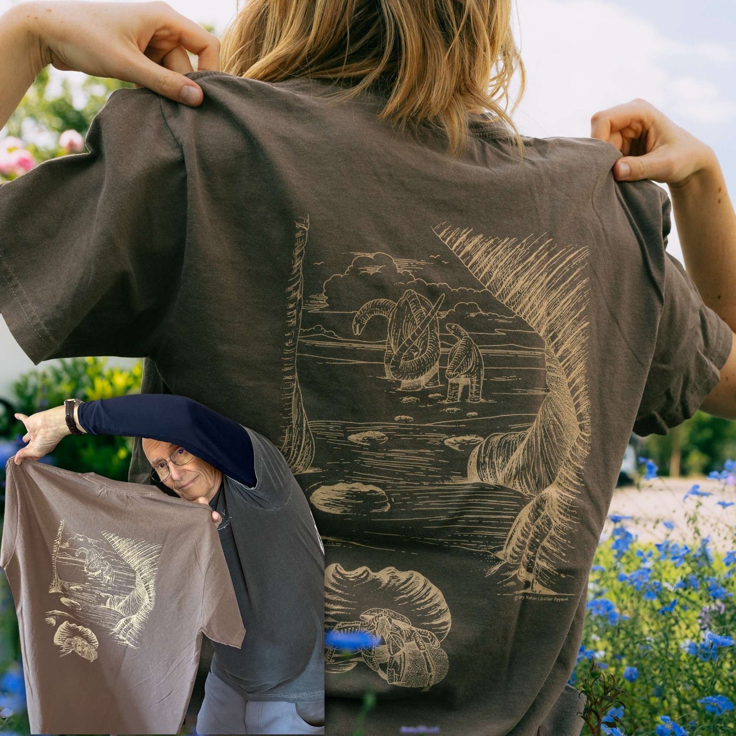 Sauropod Walk Tshirt by Gary