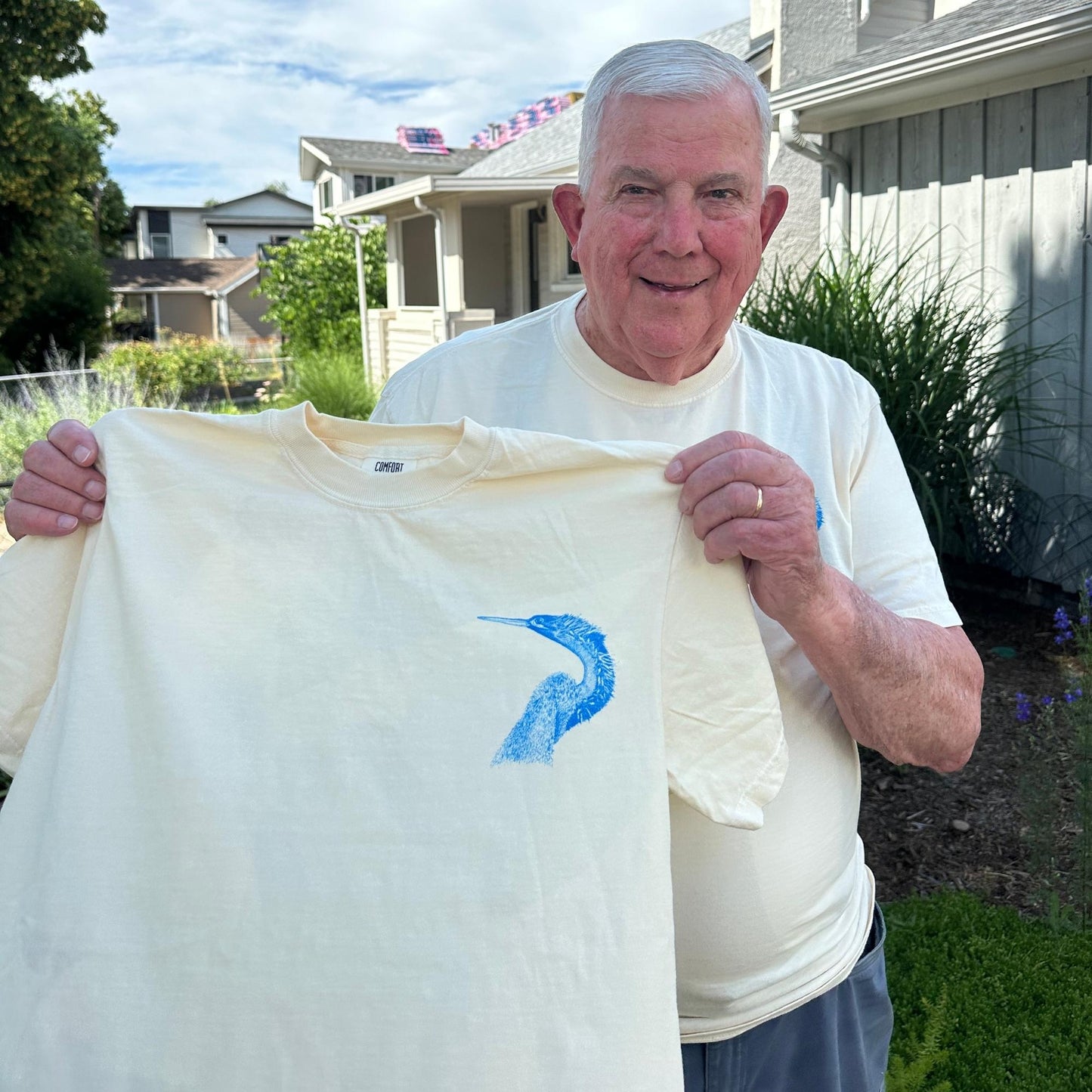 The Anhinga Bird Tshirt by Reno
