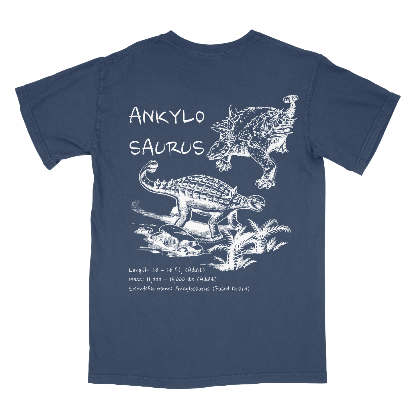Ankylosaurus Tshirt by Judy & Gary