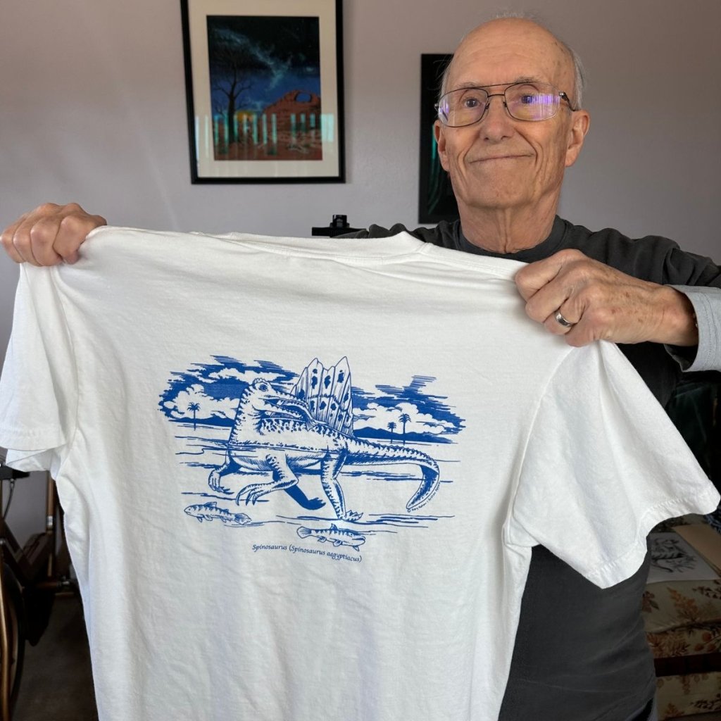 Gary's Spinosaurus Tshirt - ArtFair Apparel