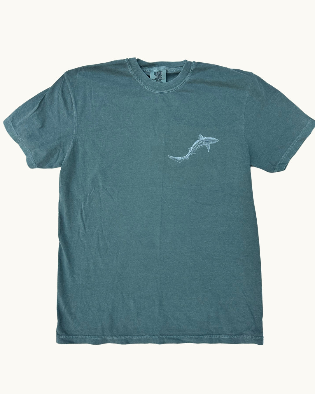 Prehistoric Shark Tshirt by Russell *LIMITED EDITION TEE #022* (made to order, shipping out late Aug to early Sept)