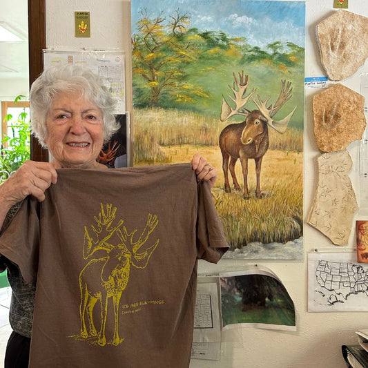 Ice Age Elk - Moose Tshirt by Judy - ArtFair Apparel