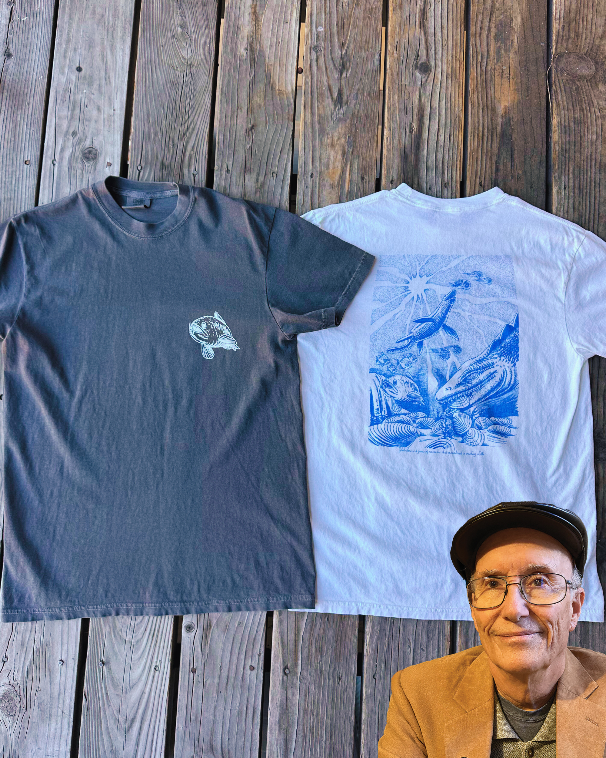 *LIMITED EDITION* Gary's Shell-Crushing Mosasaur Tshirt
