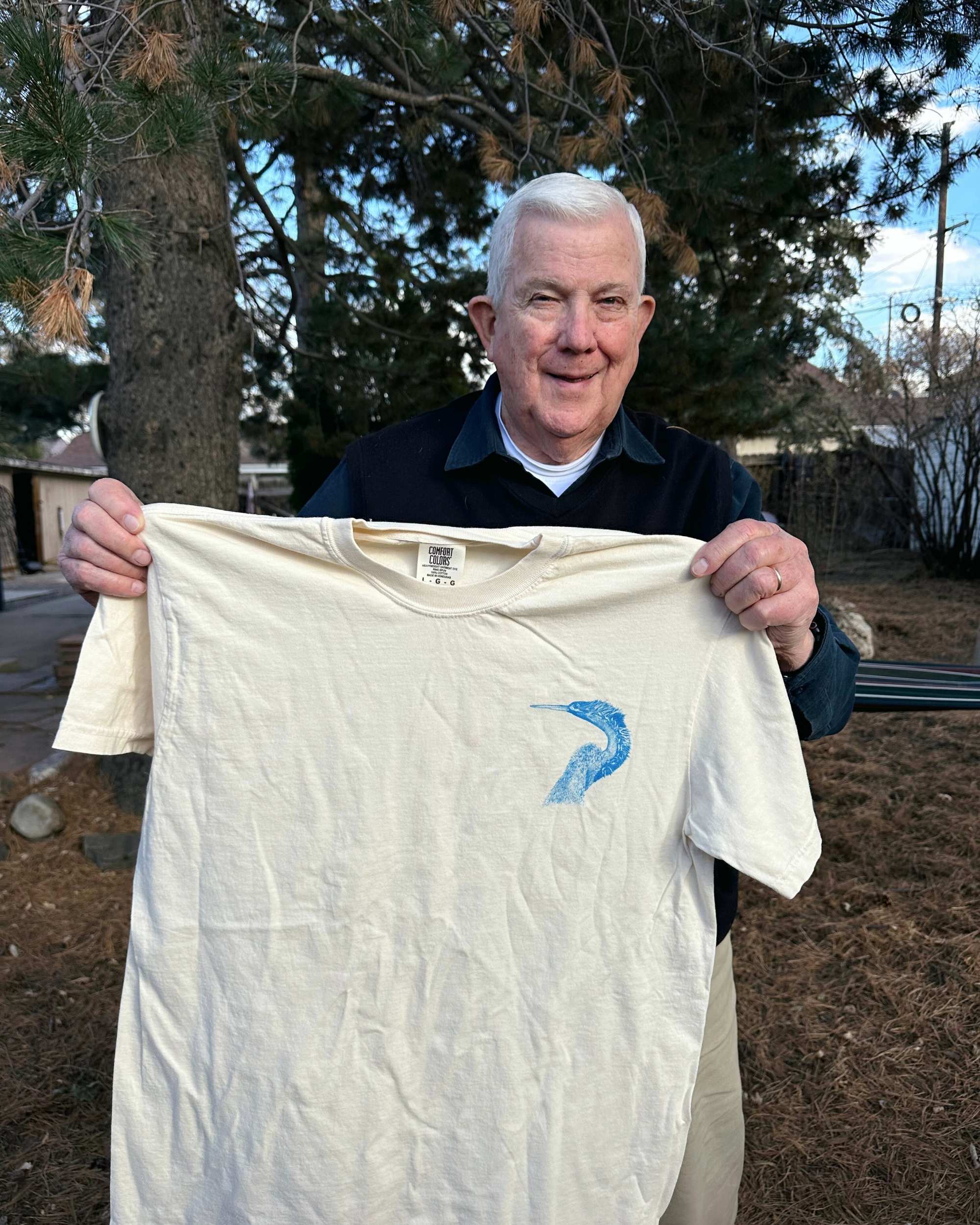 The Anhinga Bird Tshirt by Reno