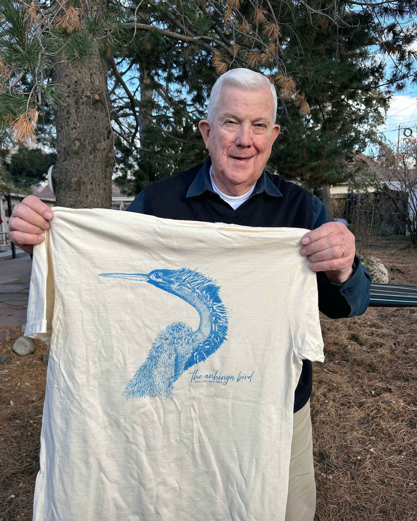 The Anhinga Bird Tshirt by Reno