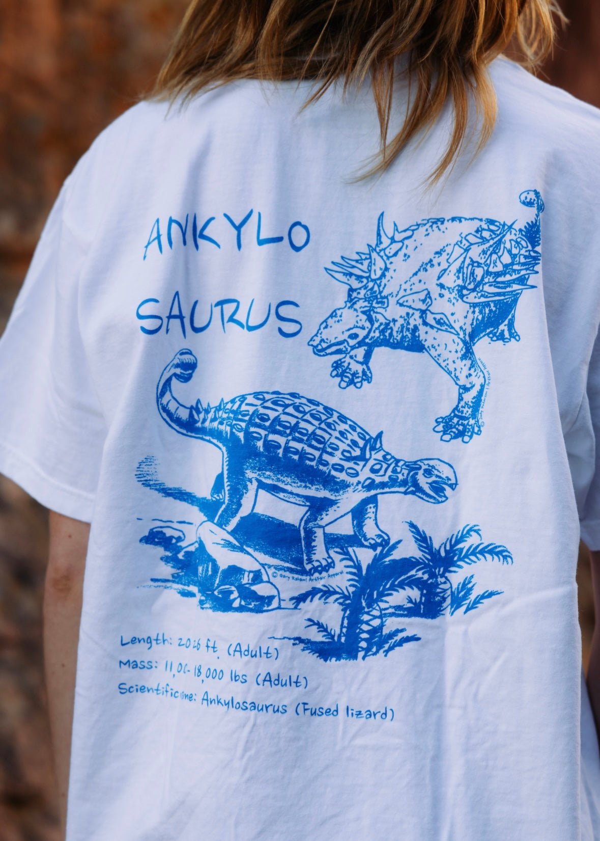 Ankylosaurus Tshirt by Judy & Gary