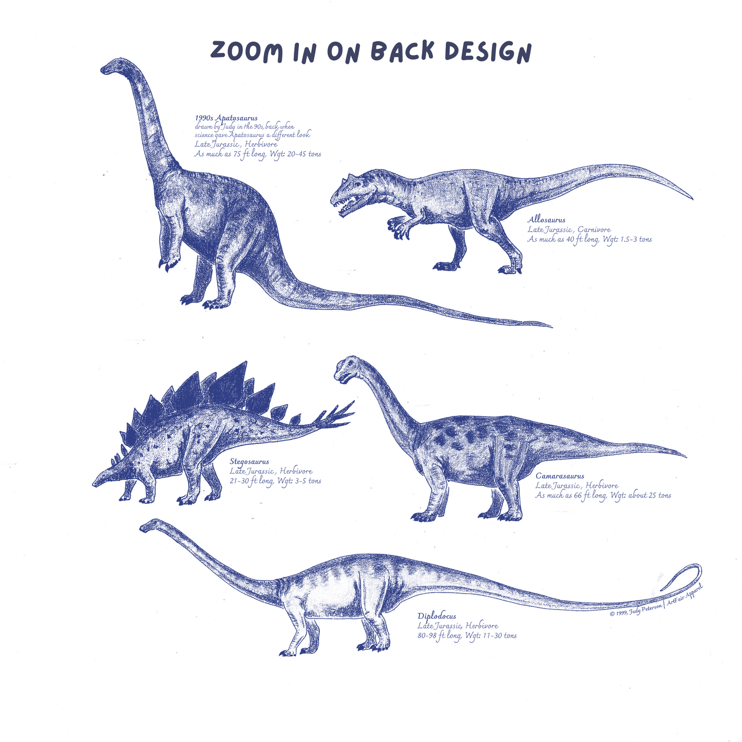 *LIMITED EDITION* Judy's Dinosaurs Tshirt