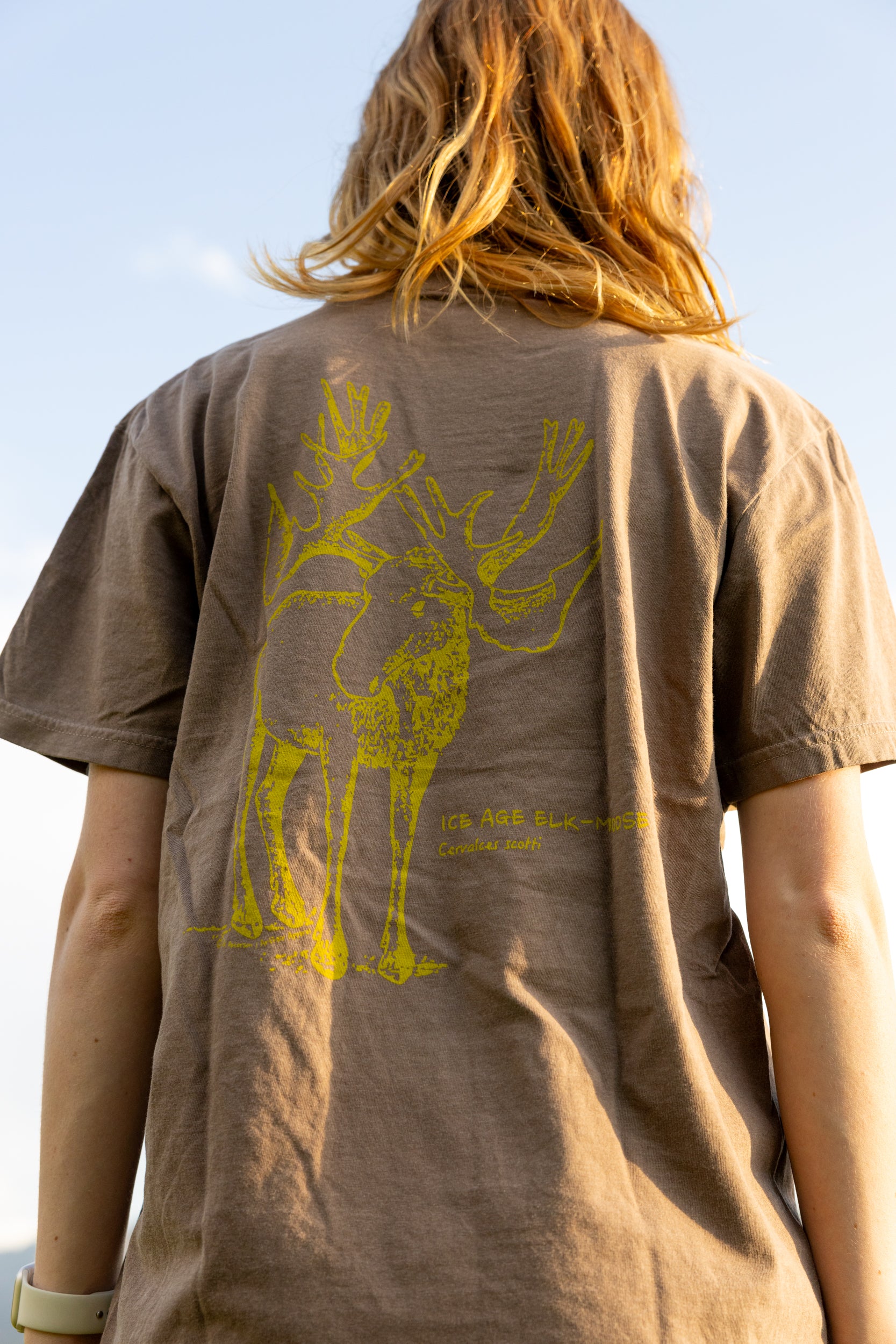 Ice Age Elk-Moose Tshirt by Judy