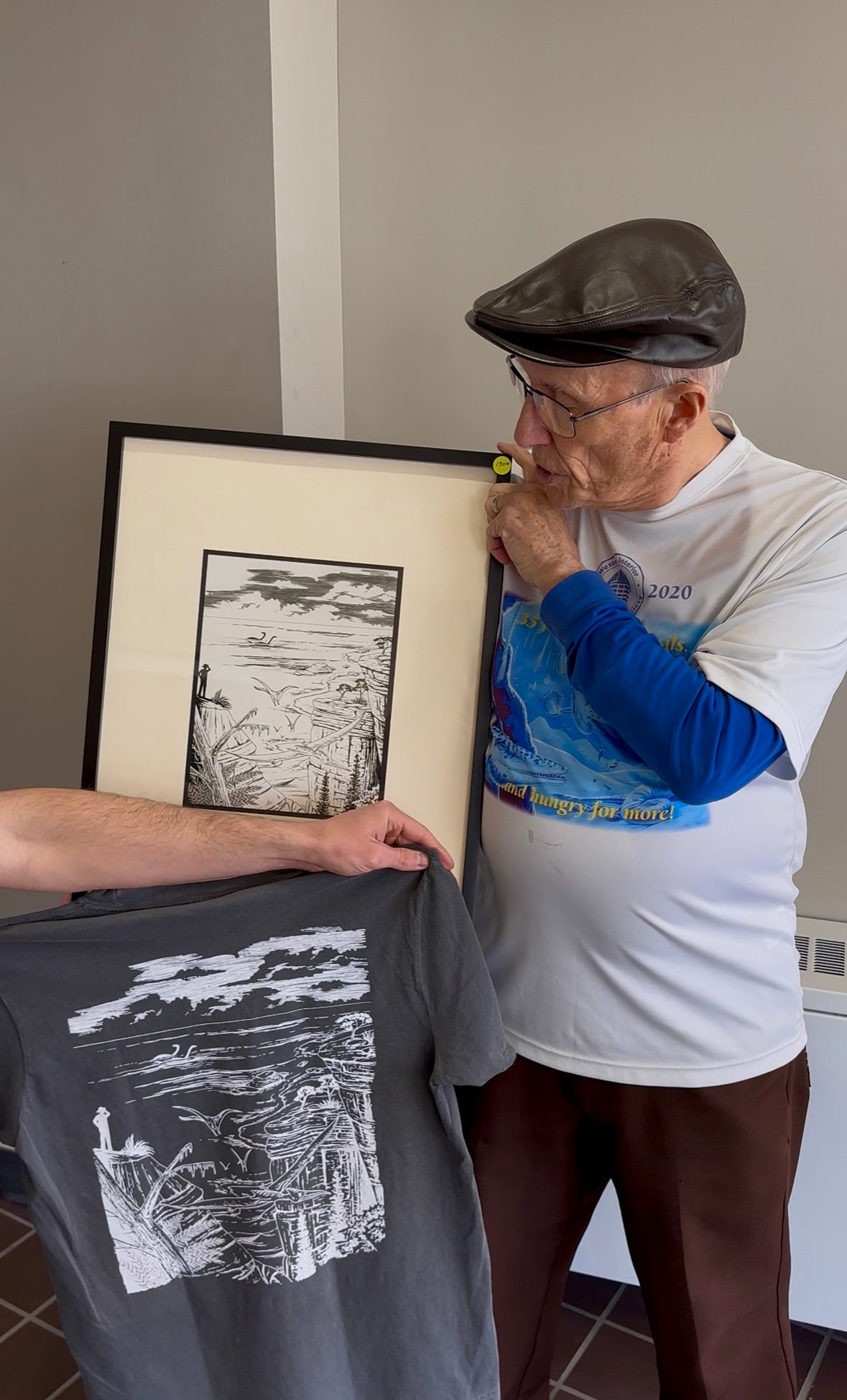 Dinosaur Beach Tshirt by Gary