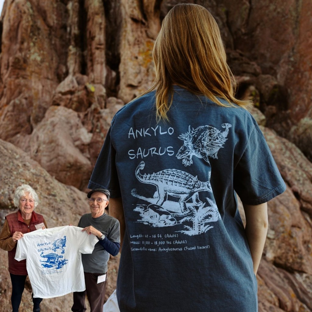 Ankylosaurus Tshirt by Judy & Gary - ArtFair Apparel