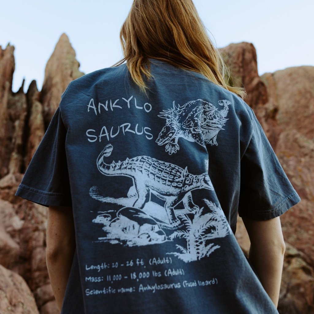 Ankylosaurus Tshirt by Judy & Gary - ArtFair Apparel
