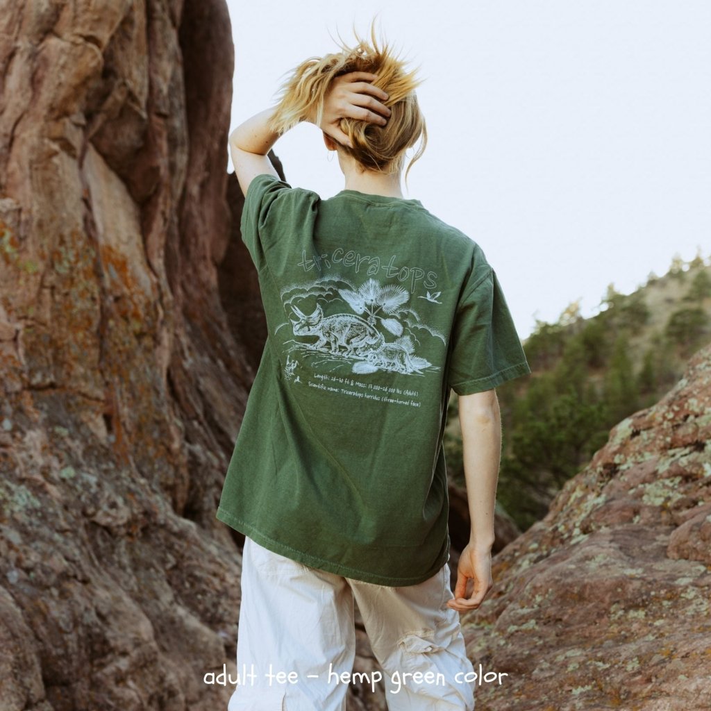 Triceratops Tee by Judy Peterson - ArtFair Apparel