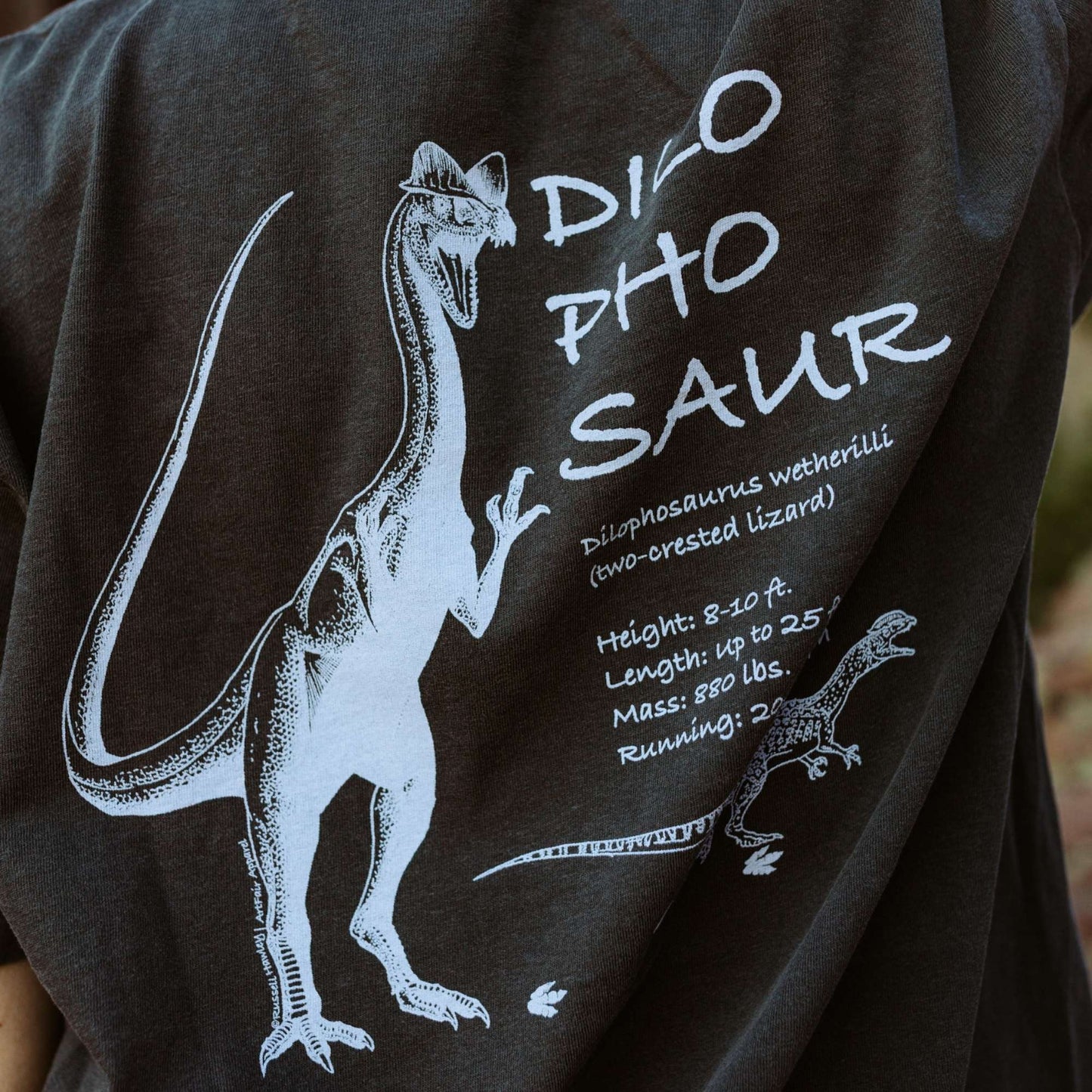 Dilophosaur Tshirt by Russell