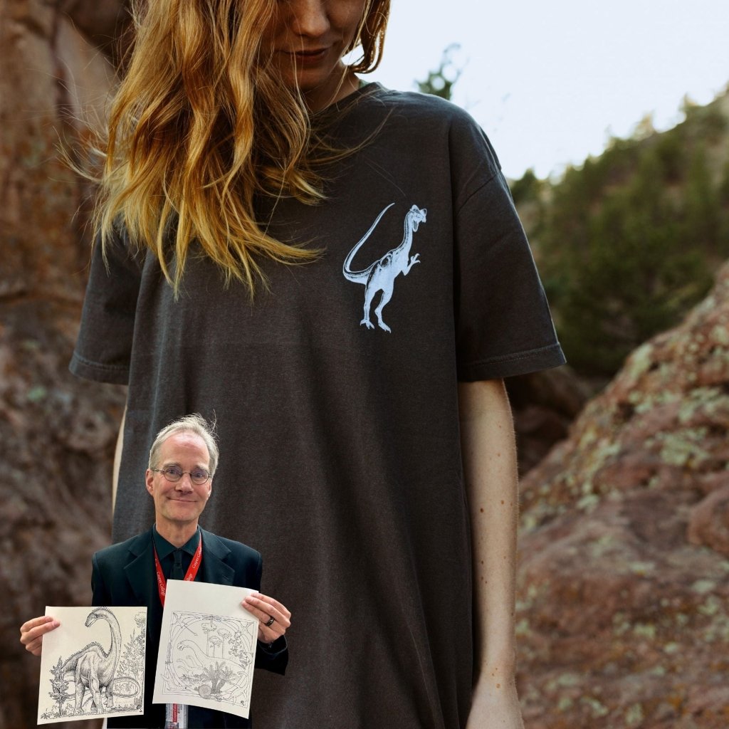Dilophosaur Tshirt by Russell - ArtFair Apparel