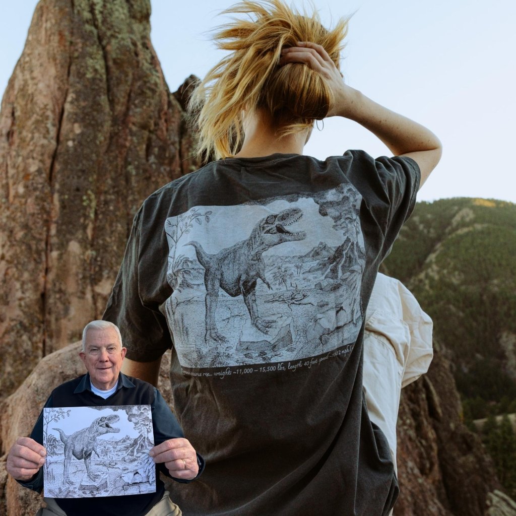 T.rex Tee by Reno - ArtFair Apparel
