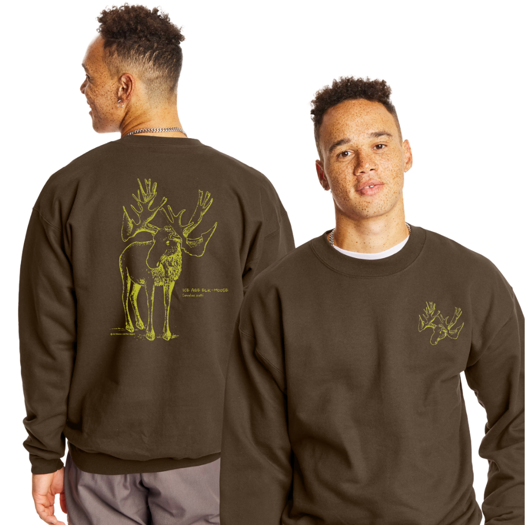 Ice Age Elk-Moose Sweatshirt by Judy