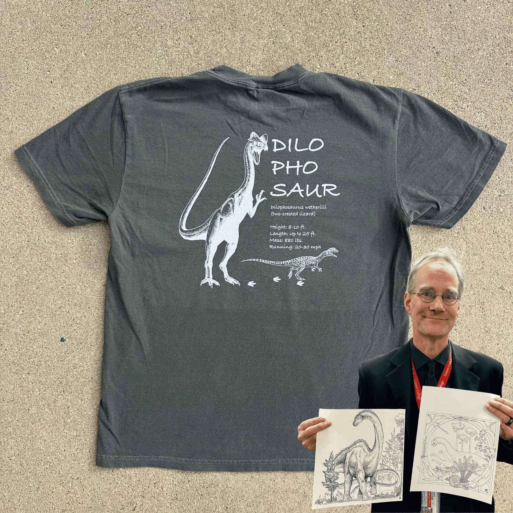 Dilophosaur Tshirt by Russell