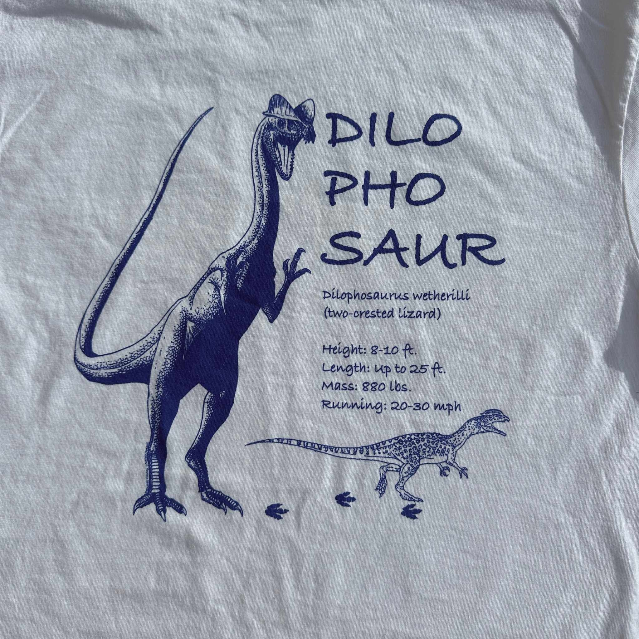 Dilophosaur Tshirt by Russell