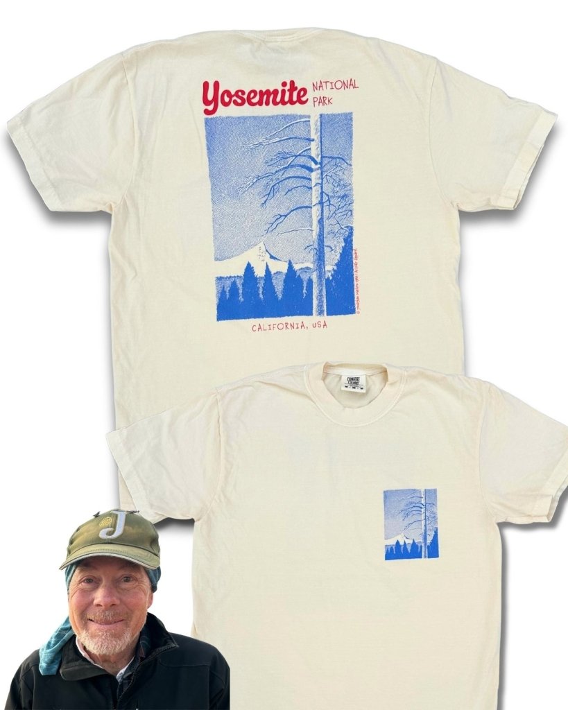Yosemite National Park Tee by Jonathan *LIMITED EDITION TEE 024* (made to order, shipping out mid to late October) - ArtFair Apparel