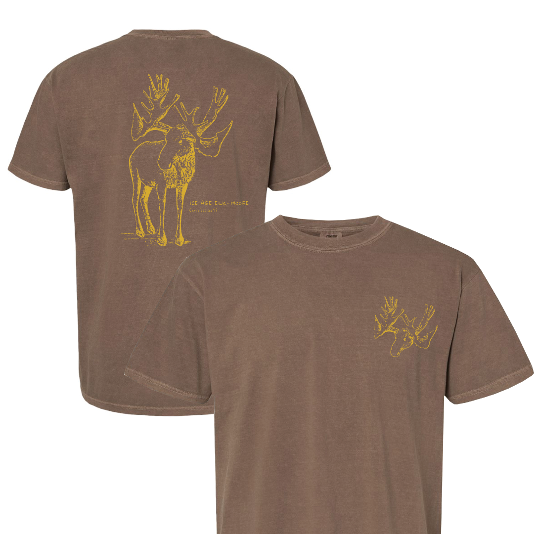 Ice Age Elk-Moose Tshirt by Judy