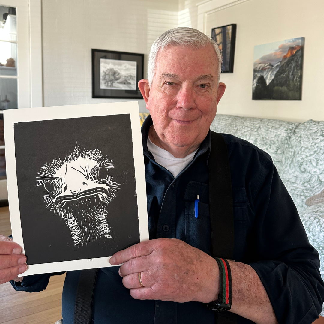 Logo for our retro and vintage style apparel/tshirt company featuring artists