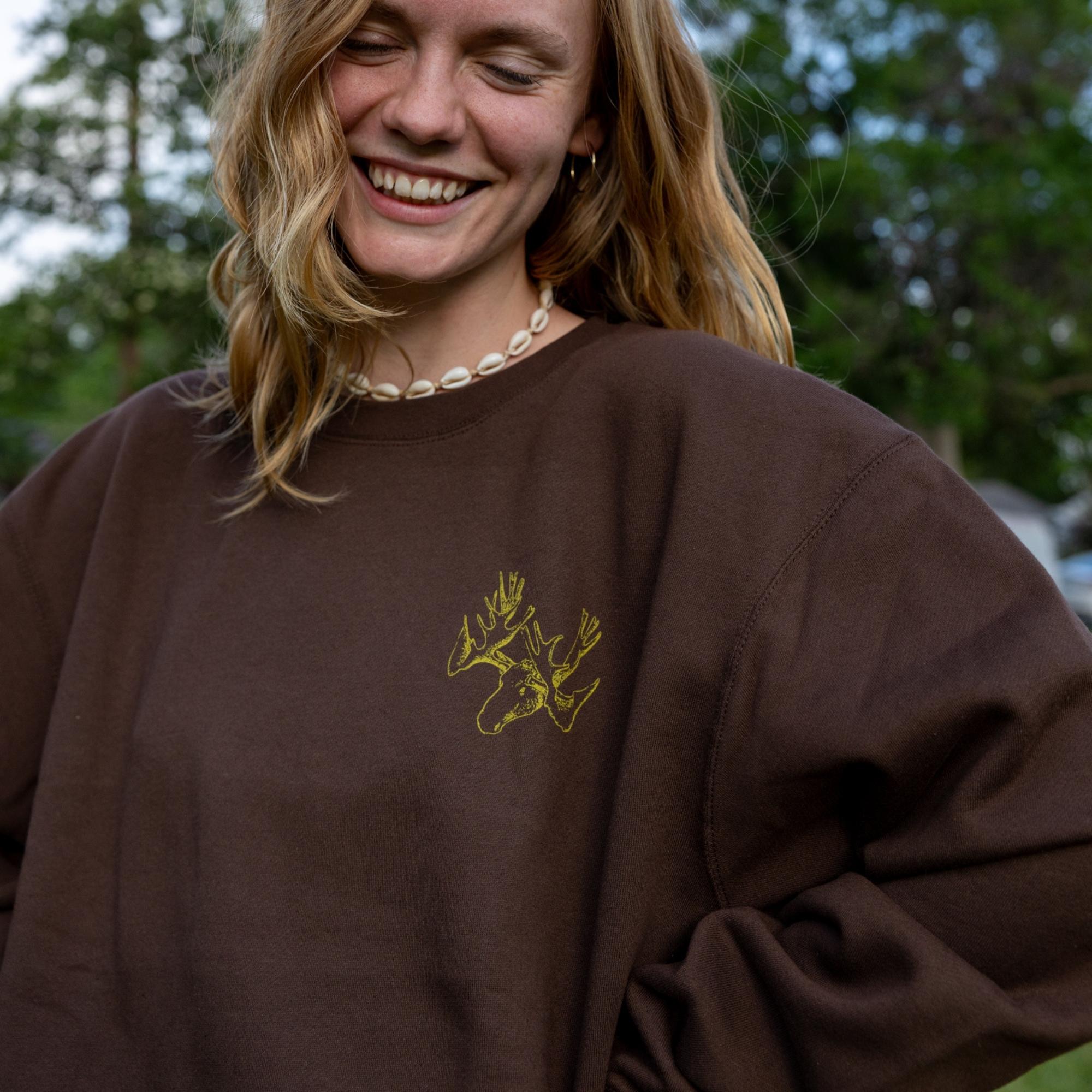 Ice Age Elk-Moose Sweatshirt by Judy