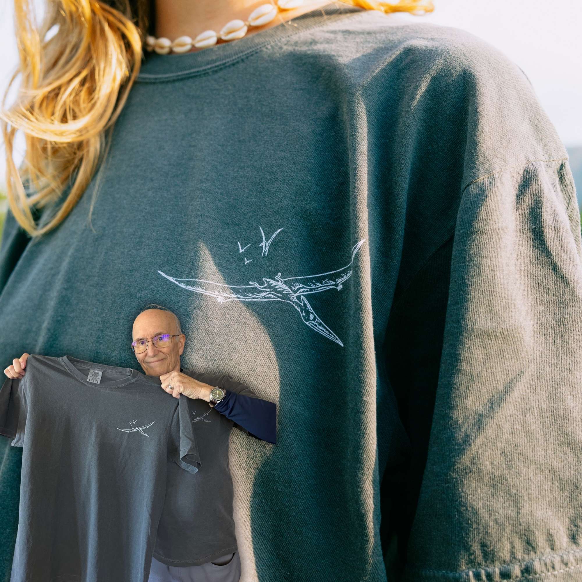 Dinosaur Beach Tshirt by Gary