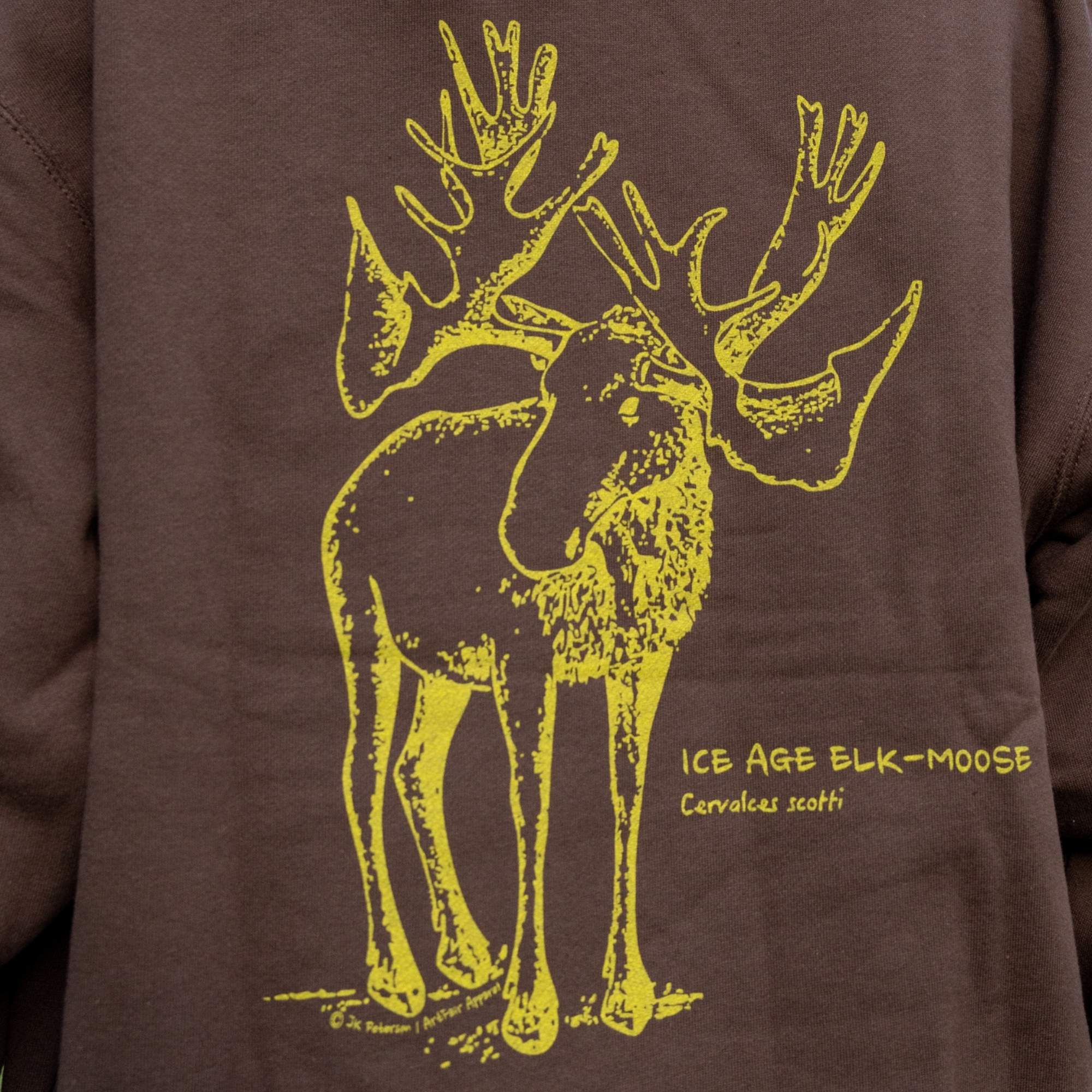 Ice Age Elk-Moose Sweatshirt by Judy