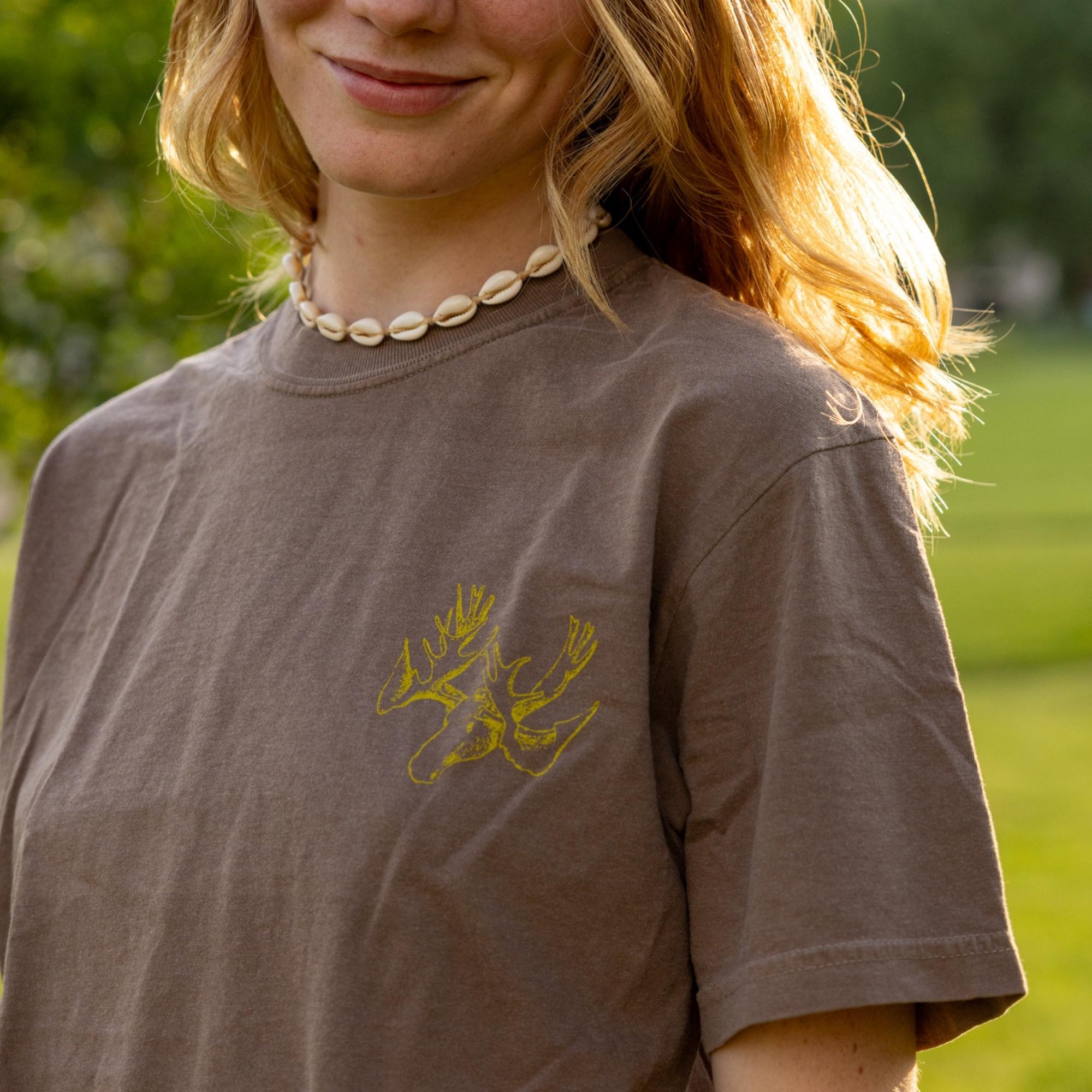 Ice Age Elk-Moose Tshirt by Judy